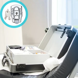  4 Sets Truck Toolbox Lock Replacement Buckle Latch Chest with and Key - Bild 1 von 12