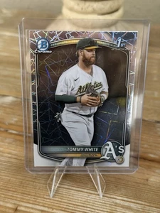 2025 Bowman Chrome Tommy White 1st Bowman Velocity Refractor #BCP-251 - Picture 1 of 2