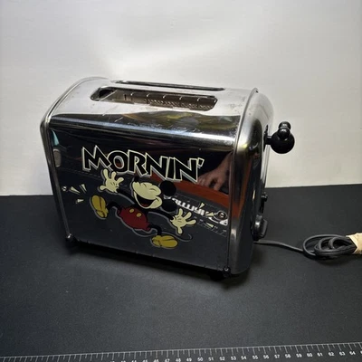Disney Collectible VillaWare Mickey Mouse Toaster V5555-11 Mornin' Musical Sings - Image 1 of 4