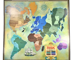 Vintage 1975 RISK Replacement Board Game Only - Picture 1 of 7