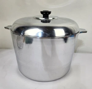 Magnalite GHC 12 Quart Round Dutch Oven Stock Pot Lid Made in USA Beautiful Cond - Picture 1 of 14