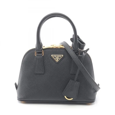 PRADA SAFFIANO LUX 2Way Shoulder Handbag 1BA851NZVF0002EOO leather Black NEW - Image 1 of 4