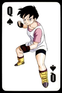 Tarjetas de póker Dragon Ball Z Funimation 2016 Videl (pelo corto) inglés #QUEEN - Imagen 1 de 2