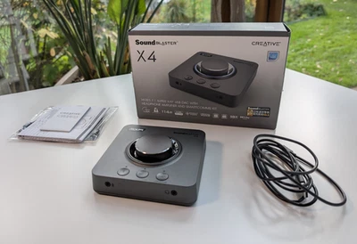 Creative Sound Blaster X4 7.1 USB DAC Super X-Fi Soundkarte - Bild 1 von 4