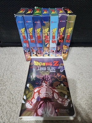 Dragon Ball Z 8 VHS Lot 1st Press VG READ OOP RARE FUNimation 1989/2002  - Image 1 of 4