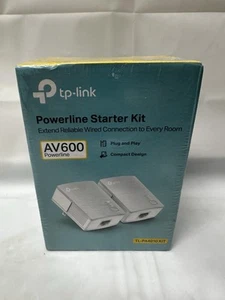 TL-PA4010 KIT AV600 Powerline Starter Kit NEW In sealed box - Picture 1 of 4