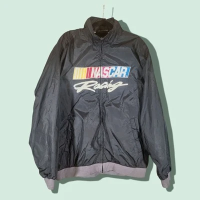 Jaqueta corta-vento vintage Nascar Racing tamanho XL - Imagem 1 de 4