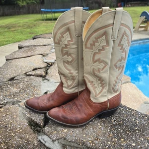 Anderson Bean Cowboystiefel Herren 8D 2-farbig hellbraun/braun 76690 4800 - Bild 1 von 7