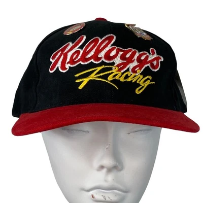 Vtg Terry Labonte #5 Kelloggs NASCAR Racing Hat w/ Collectors Pins 1999 Fan Club - Image 1 of 4