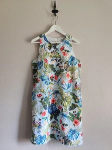 Disney x Tommy Bahama Mickey Minnie Linen Dress Women's Size M Resort w/ Pockets - Picture 1 of 21