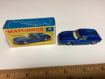 Matchbox Superfast Lotus Europa y Original Raro Script Box Nº5 Foto 1 de 4