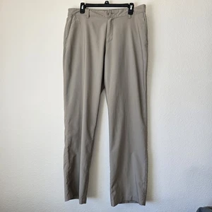 Adidas Herren ClimaLite hellbraun Performance Golfhose 34x32 Stretch Athleisure Outdoor - Bild 1 von 9