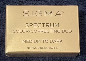 Sigma Spectrum Color Correcting Duo Medium To Dark 0.05 oz /1.52g New - Picture 1 of 2