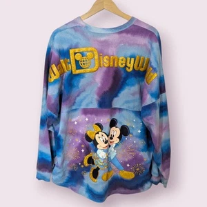 DisneyWorld 50th Anniversary Spirit Jersey Tie Dye Mickey/Minnie Medium Oversize - Picture 1 of 12