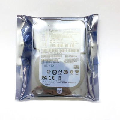 IBM 1TB 81Y9730 7.2K 6GBPS SATA 2.5 inch HARD DRIVE 81Y9731 81Y3829 ST91000640NS - Image 1 of 4