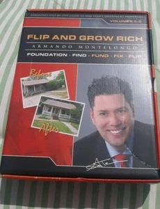Flip And Grow Rich By Armando Montelongo Vol 3-5 Step By Step Course 6-Cd's - Picture 1 of 6