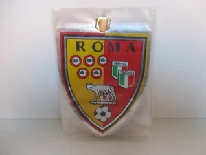 LOTTO 10 ADESIVI SCUDETTO METALLIZZATI ROMA ANNI '80 - Picture 1 of 3