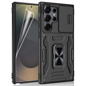 Samsung Galaxy S25 Ultra Hülle Stoßfest Ring Halter Ständer Schutzhülle - Bild 1 von 9