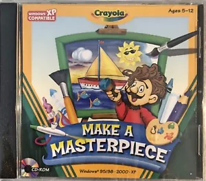 Crayola Make A Masterpiece Pc Brand New XP Create Your Own or 200 Ideas To Pick - Picture 1 of 2