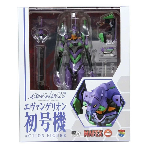 MEDICOM TOY MAFEX No.080 EVA-01 UNIT 01 Test Type Evangelion Action Figure Cover