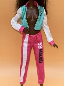 Barbie Fashionistas Doll Sweatpants And Jacket 59 Malibu Replacement Clothes - Picture 1 of 17