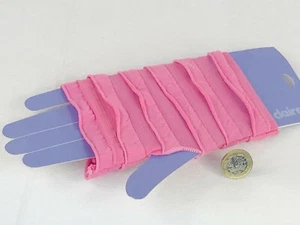 Gloves Fingerless Pink 80's Claire's Claires Accessories Official £5 RRP - Picture 1 of 3