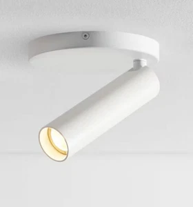 Vidalite Modern White LED Surface Mount Pinhole Monopoint Sconce Lighting - Picture 1 of 3