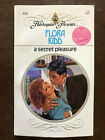 Harlequin Presents #834 Flora Kidd A SECRET PLEASURE Romance Great Cover Art