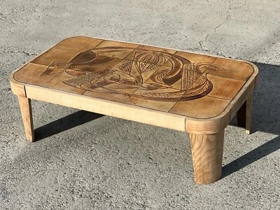 Table Basse Raymonde Leduc Vallauris 1960  - Photo 1/4