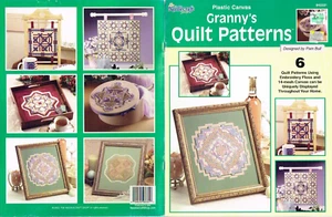 Granny's Quilt Patterns Plastic CanvasPattern Book 2002 VTG Needlecraft Shop - Picture 1 of 1