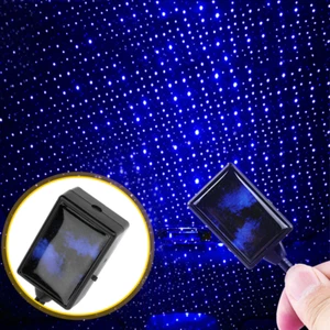USB Car Interior LED Atmosphere Star Sky Lamp Ambient Night Lights Accessories - Foto 1 di 12