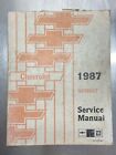 1987 Chevrolet Sprint Service Repair Shop Manual - Used