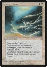 1X Energy Storm Ice Age Damaged MTG CARD
