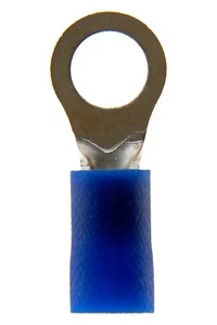Megatronix RB10 terminali ad anello isolati in vinile #10 borchia calibro 16-14 blu 100 pezzi - Foto 1 di 1