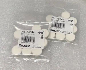 10 piezas / paquete para filtro de papel cerámico HAKKO A5044 reemplazo a A1033 - Imagen 1 de 3