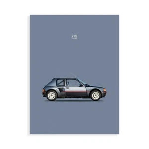 Stampa su Tela su Carta Poster o Quadro Rogan Mark Peugeot 205 Turbo 1984 - Imagen 1 de 2