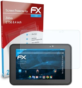 atFoliX 2x Screen Protection Film for Zebra ET56 8.4 inch Screen Protector clear - Afbeelding 1 van 8