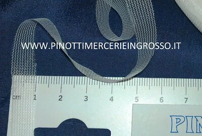 PINOTTI NASTRO BINDELLO RETE MAGLINA MM 8 FERMO PER RINFORZARE CUCITURE - ROT DA 100 MT