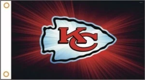 Bandera de los Chiefs 3x5 Kansas City Banner EE. UU. Patrick Mahomes Banderas traseras modernas - Imagen 1 de 7