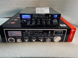 COBRA 29 LTD CHROMOWANY DUAL MODE AM/FM CB RADIO z NIESTANDARDOWYM wbudowanym echem i talkback! - Zdjęcie 1 z 3