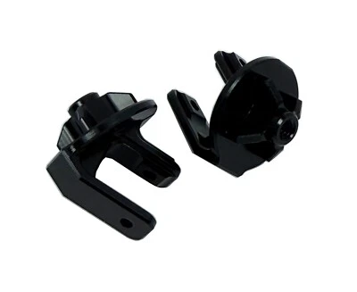 Dhawk JRX2 Aluminum Rear Lower Shock Mounts Black For Team Losi JRX2 JRX-PRO - Image 1 of 4