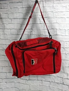 Vtg 90s MARLBORO Red Unlimited Convertible Backpack/Duffle Bag Camping 22x8x12 - Picture 1 of 7