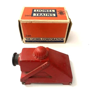 Paraurti pista illuminato Lionel 260 del dopoguerra in scatola originale 1956-57 - Foto 1 di 14