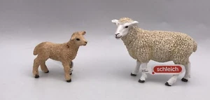 SCHLEICH EWE SHEEP & LAMB Female Mama 2013 Figures 13743 13888 - Picture 1 of 3