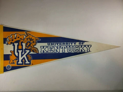 University of Kentucky Wildcats Vintage School Sports Pennant 30x12 SEE Descrip Cover