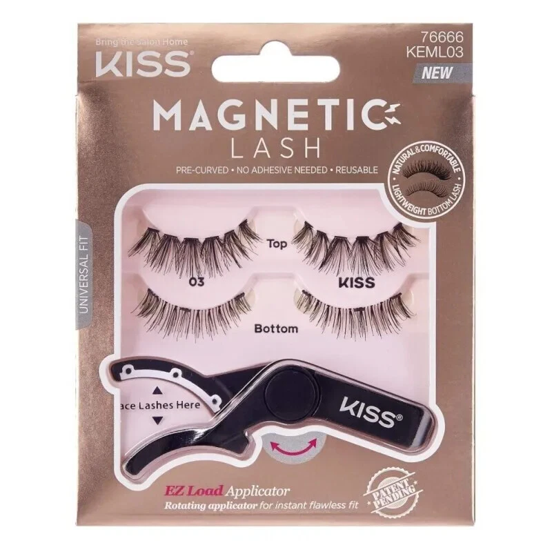 Kiss Magnetic Lash Lashes With Applicator (Choose Style)