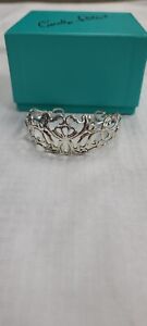 Carolyn pollack Relios cuff bracelet 925 sterling with box lacey