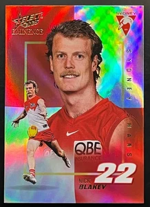 2025 AFL EMINENCE NICK BLAKEY COLOURS SWANS CARD #C183 d#039/190 - Picture 1 of 2