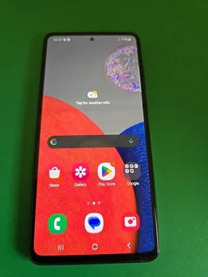 Samsung Galaxy A52s 5G  128GB Unlocked Dual SIM Awesome Black  Scratches  (DK386 - Image 1 of 4