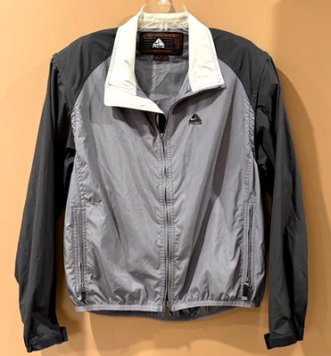 Chaqueta Chaleco De Colección Nike ACG Para Hombres Capa Exterior 3 Rompevientos Cremallera Mangas M Foto 1 de 4